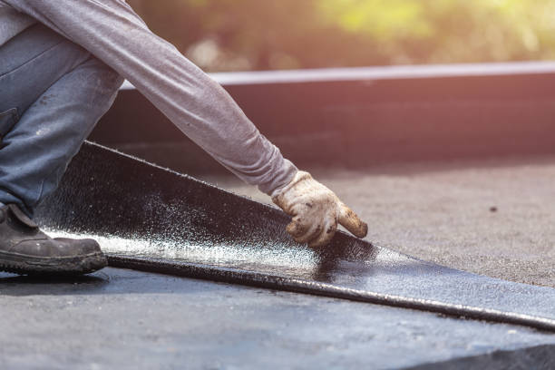 Professional Basement Waterproofing technician working in Springfield, OH